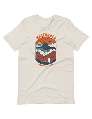 Haleakala Spooky National Park Unisex t-shirt | HEATHER DUST