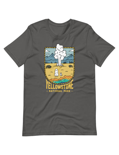 Yellowstone Spooky National Park Unisex t-shirt | ASPHALT