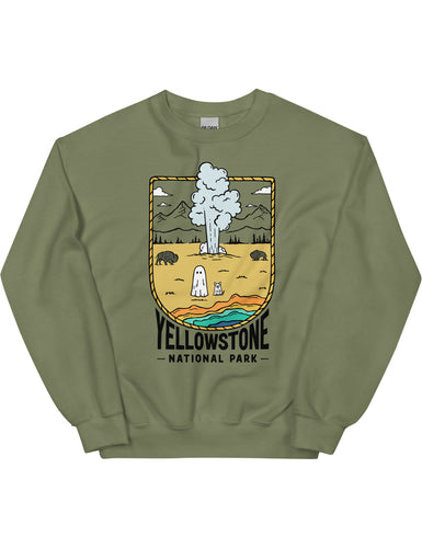 Yellowstone Spooky National Park Unisex Sweatshirt | MOSS