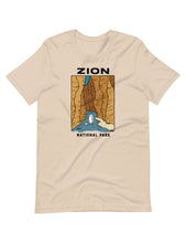 Load image into Gallery viewer, Zion Spooky National Park Unisex t-shirt | SOFT CREAM