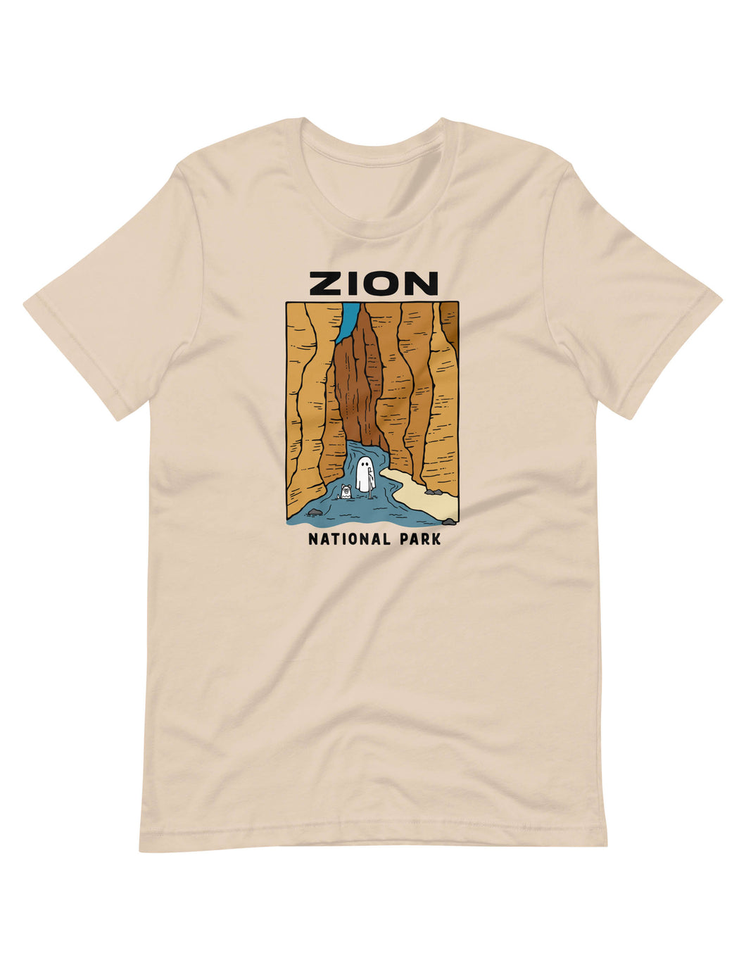 Zion Spooky National Park Unisex t-shirt | SOFT CREAM