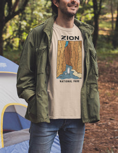 Zion Spooky National Park Unisex t-shirt | SOFT CREAM