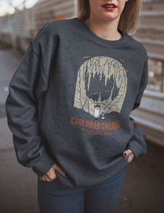 Carlsbad Caverns Spooky National Park Unisex Sweatshirt | CHARCOAL