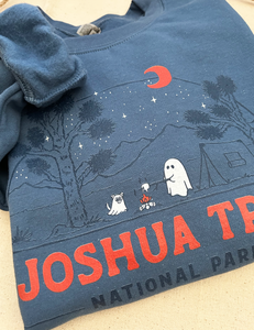 Joshua Tree Spooky National Park Unisex Sweatshirt | LAKE BLUE