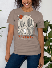 Load image into Gallery viewer, Saguaro Spooky National Park Unisex t-shirt | PEBBLE