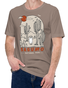 Saguaro Spooky National Park Unisex t-shirt | PEBBLE