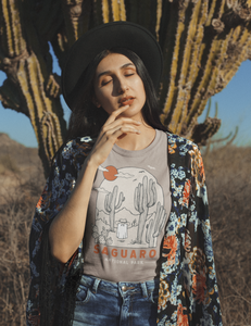 Saguaro Spooky National Park Unisex t-shirt | PEBBLE