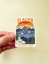 Load image into Gallery viewer, GLACIER Spooky National Park Vinyl Sticker