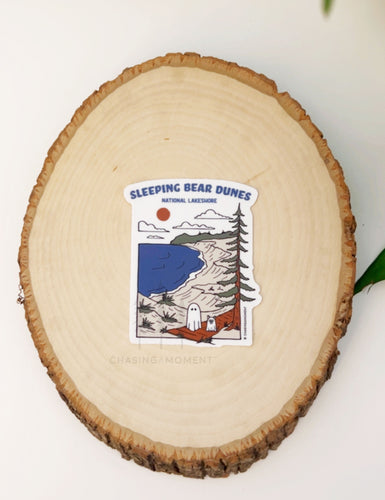 SLEEPING BEAR DUNES Spooky National Lakeshore Vinyl Sticker